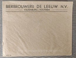 Leeuwbier nv envelop